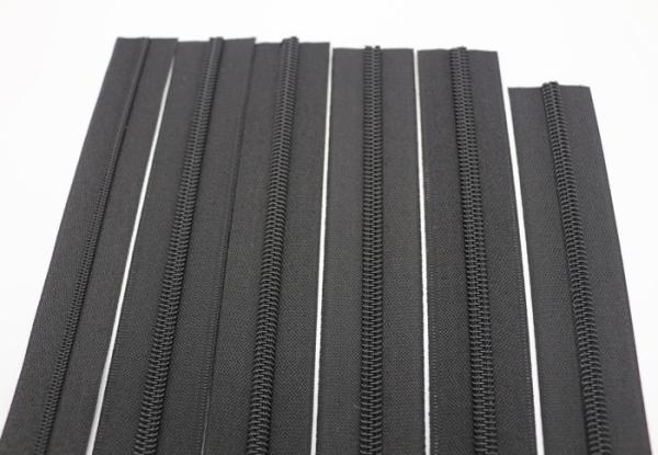 Customized Water Repellent Zipper ,  Nylon Close End Heavy Duty Plastic Zipper