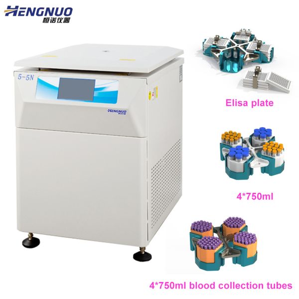 4x1000ml High Capacity Centrifuge Laboratory Floor Standing Centrifuge Precise Speed