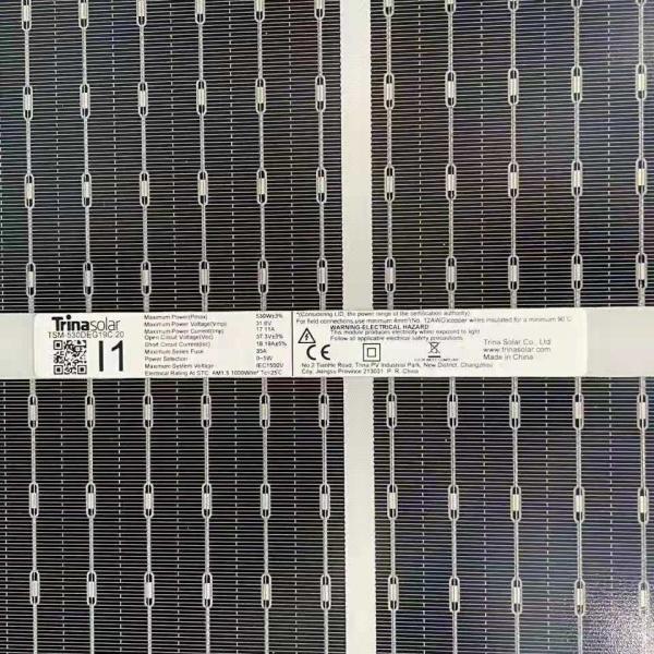 Q1 Trina Monocrystalline Solar Panel 445W 450W 500W 600W 700W