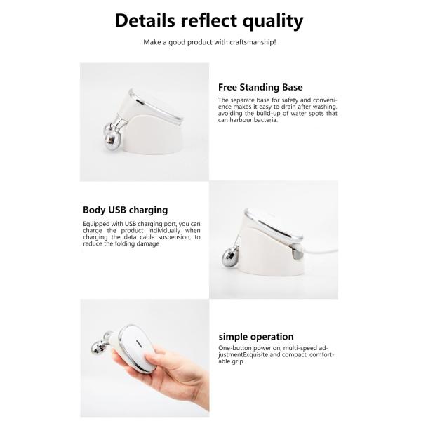 Neck Face Beauty Device Anti-Aging Neck Massager for Wrinkle Removal and V-Face Lift