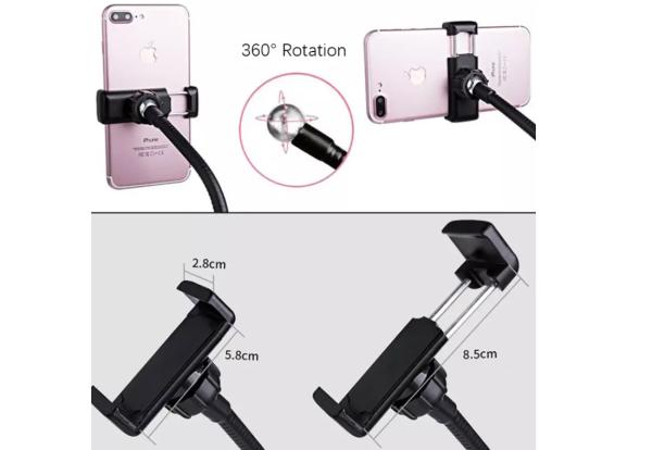 2500K 4000K Selfie Ring Light With Clamp e luz da beleza do suporte do telefone