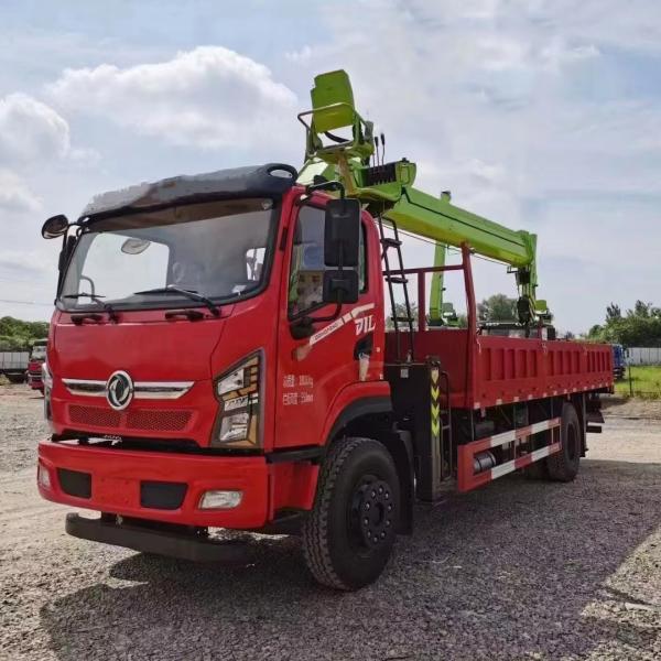 Durable 2-ton, 3-ton, 3.2-ton Flexible 4-ton, 5-ton Hydraulic Lifting Mobile Telescopic Arm Truck Mounted Crane
