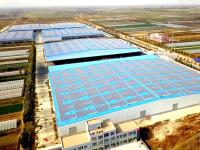 Bâtiment d'entrepôt de logistique de panneau solaire