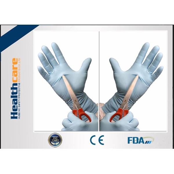 Коробка 100 ПК противобактериологической цинковой пыли защитных перчаток нитрила устранимой свободная