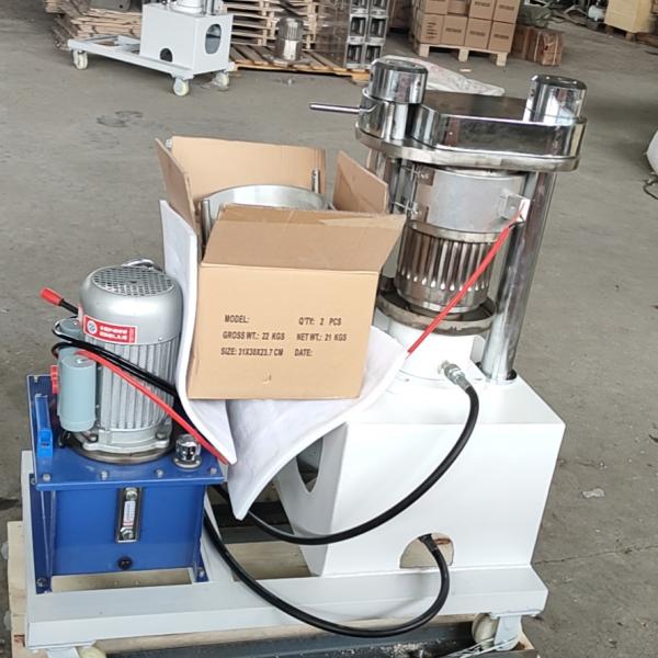 340Kg 220V CE Hydraulic Oil Press Machine Cold press Stainless Steel 1500W