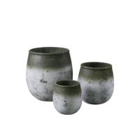 Modernos vasos de plantação de GRC feitos à mão para decoração interna e externa