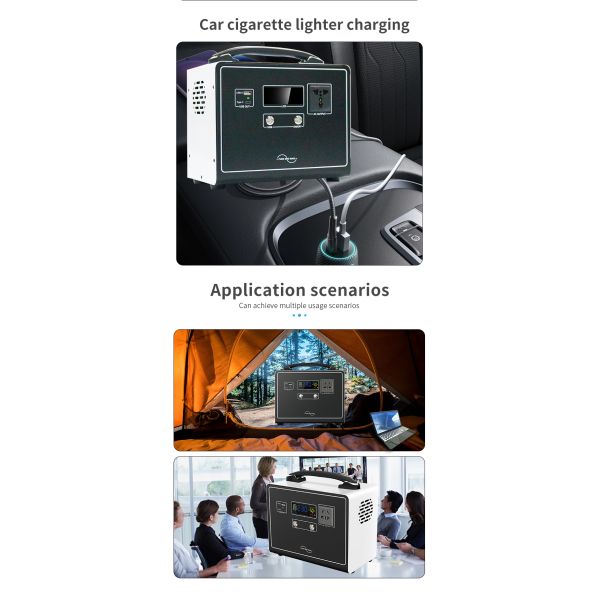 300W Camping solar energy generator  Modified Sine Wave For Emergency Power Backup