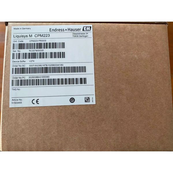 Endress+Hauser CPM223-PR0005 | Liquisys M pH/ORP Transmitter, 2x 4-20mA, 24V DC