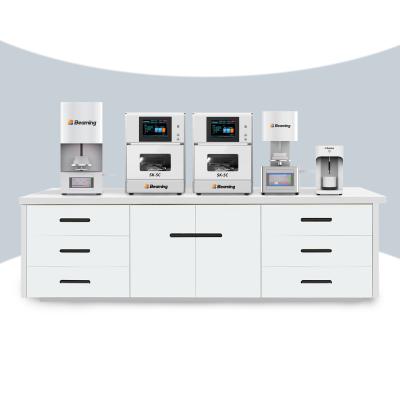 CAD CAM  Dental Solution 5 Axis Milling Dual Furnace Sintering Smart