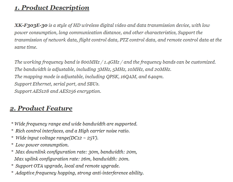 Drone Accessories UAV Radio Repeater Ground-end Or Sky-end Video Data Transimission Module Transmitter And Receiver