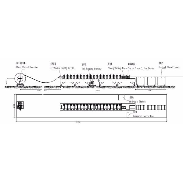 1 Year Warranty Rack Roll Forming Machine Rack Box Beam Roll Forming Machinery