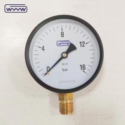 Fabricantes chineses Venda de alta qualidade 6 polegadas 150mm 1.6MPa G1/2 Gás e líquido manômetro de pressão