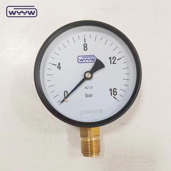 Fabricantes chineses Venda de alta qualidade 6 polegadas 150mm 1.6MPa G1/2 Gás e líquido manômetro de pressão