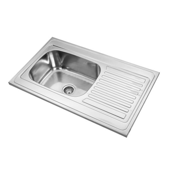 стойка таза нержавеющей стали 1000*500mm Freestanding с Faucet Drainboard