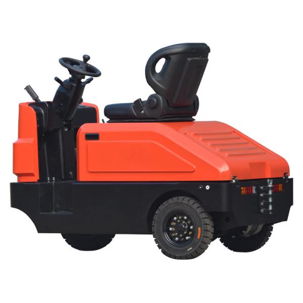 6000kg Electric Tow Tractor Motors Seated Electric Baggage Tug  5500N
