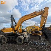 Excavadora Hyundai 210 usada del año 2019, excavadora de ruedas mini de segunda mano para construcción