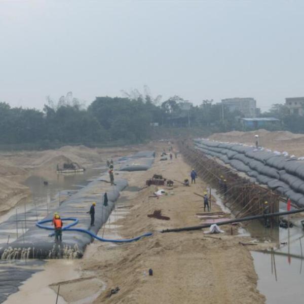 UV Stabilized Woven Geotextile Membrane Filtration Reinforcement  PP Geotextile 2m X 100m
