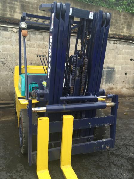 used FD50 komatsu forklift from japan with high quality three stages