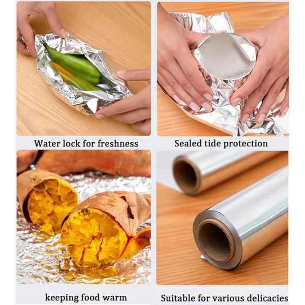 Крен алюминиевой фольги кухни качества еды бумажный для варить