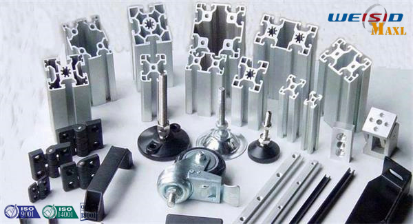 Mechanical components Industrial Aluminum Profile AA 6063 6061 6005