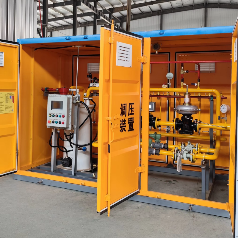 Oil Rig Compatible Boosting Skid Offshore Rated Natural Gas Boosting Skid High Rated Flow