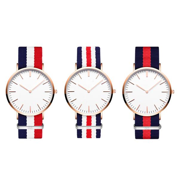316L Stainless Steel Unisex Custom Design Watches 50m Waterproof