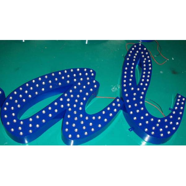 Facelit puch hole sign letter