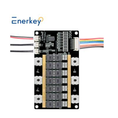 Manufacturer Supply 7S 200A Enerkey LiFePO4 BMS with NTC and Balance for Lithium Battery Pack