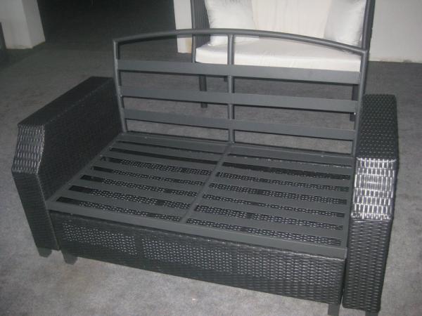 outdoor wicker sofa         
