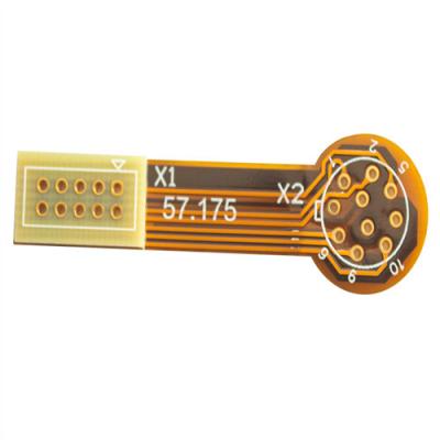 Shock Resistant Rigid Flexible PCB Fabrication Brown Soft Board For Industrial Automation Equipment