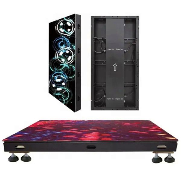 3D Stage Dance Floor Panel Display Interactive LED Floor Tile Screen for Sale
