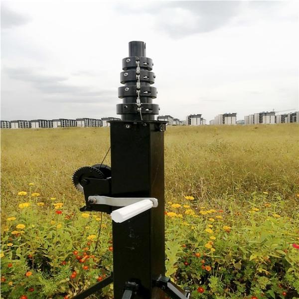Winch Up Tripod 15KG 2MM Alu Tube  Short Car Antenna