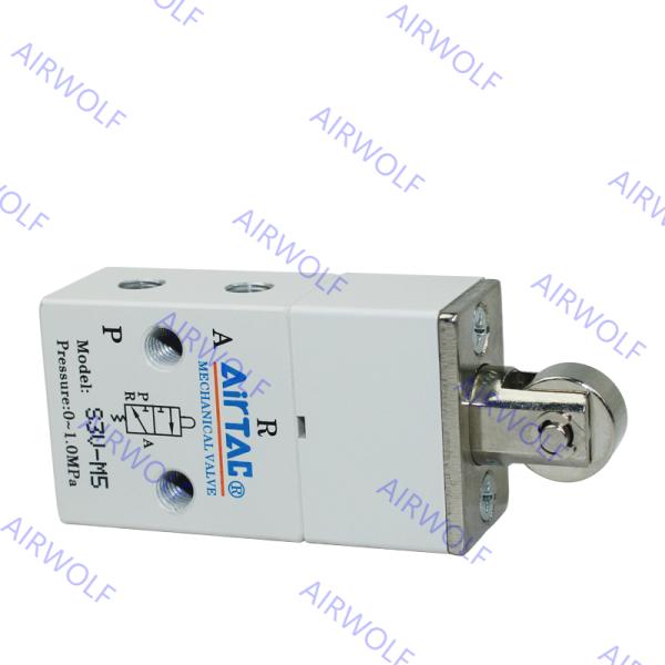 AIRTAC M5 Series 5/2 way Pneumatic Mechanical Control Valve 1/8, 1/4 with 0~1.0MPa Operating Pressure –20~+70℃ Working Temperature Range and Directional Control Function