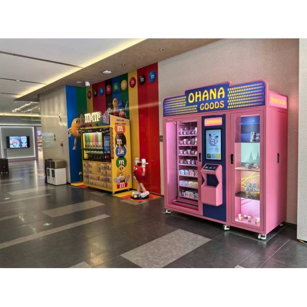 Blind Box Vending Machine Track-Type XY-Axis Dispensing Touchscreen Control for Figurine Retail