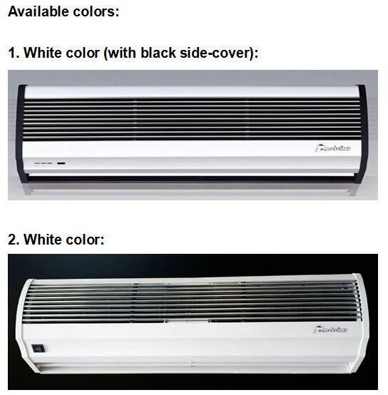 Подогреватель 180cm/150cm занавеса воздуха белого низкого сопротивления ветра электрический теплый