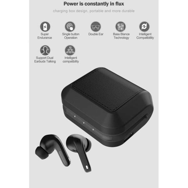 Outdoor Wireless In Ear Headphones Mini Stereo Tws Power Bank Bluetooth 5.3 Earphone For Smartphones