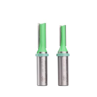 Brocas de fresas retas de flauta dupla industrial carboneto para madeira maciça