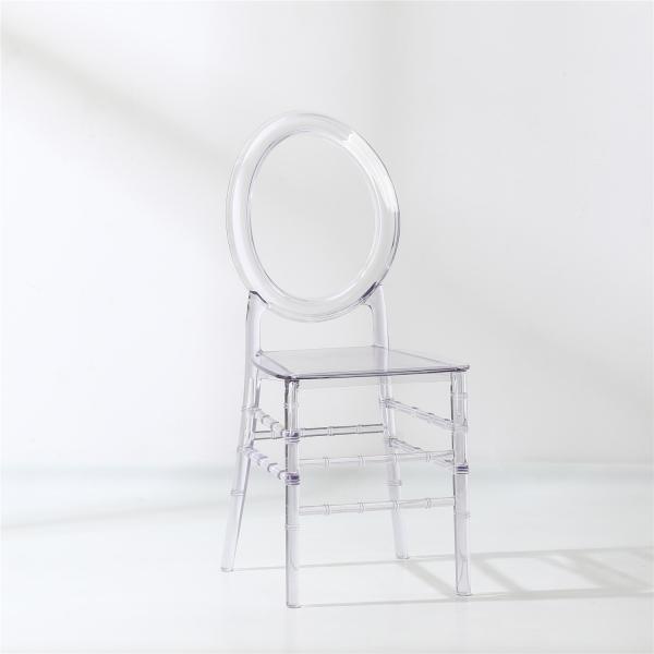 PC / PP Plastic Rental Transparent Crystal Napoleon Acrylic Wedding Clear Chiavari Hotel Banquet Chairs
