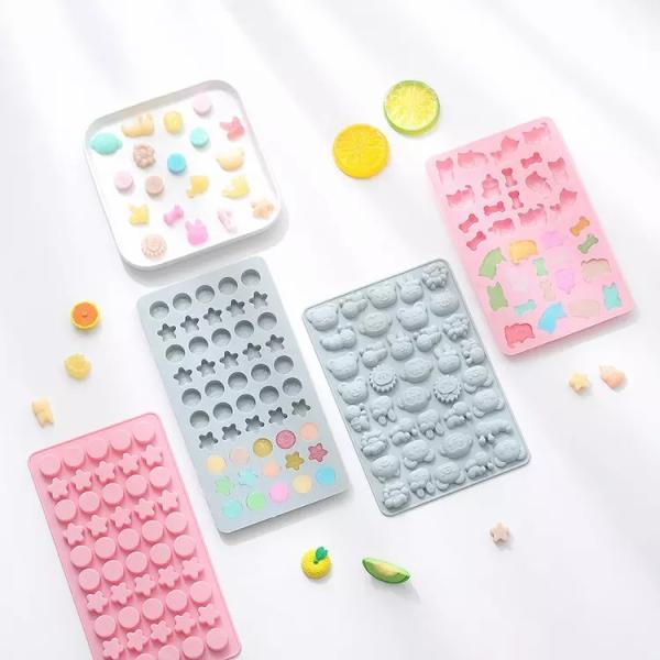 Nonstick Toolmaking Services 6 Holes Half Ball Sphere Silicon Chocolate Jelly Pudding Mold Baking Tools