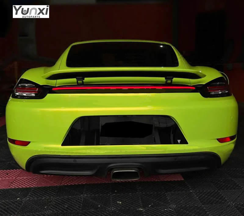 Porsche Cayman Boxster 718 Tail Light Upgrade Rear Light Assembly Modified