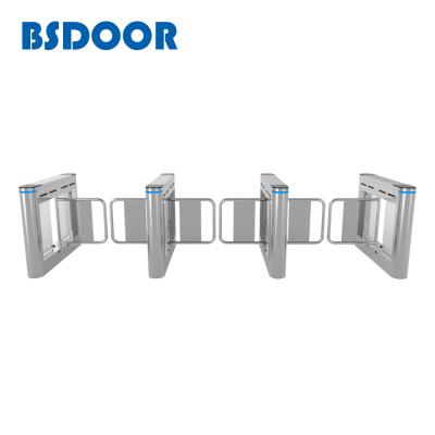 Office Building Gym Pedestrian Swing Speed Gate Turnstile With Brushless Motor