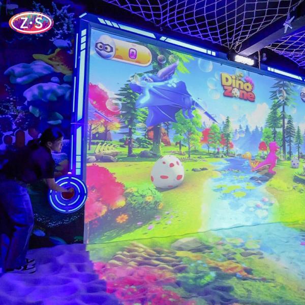 Real-time Interaction Immersive AR Joyful Beach Projection Games