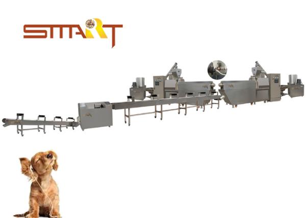 Stainless Steel Single Screw Food Extruder For Multiple Flovor Pet Treats