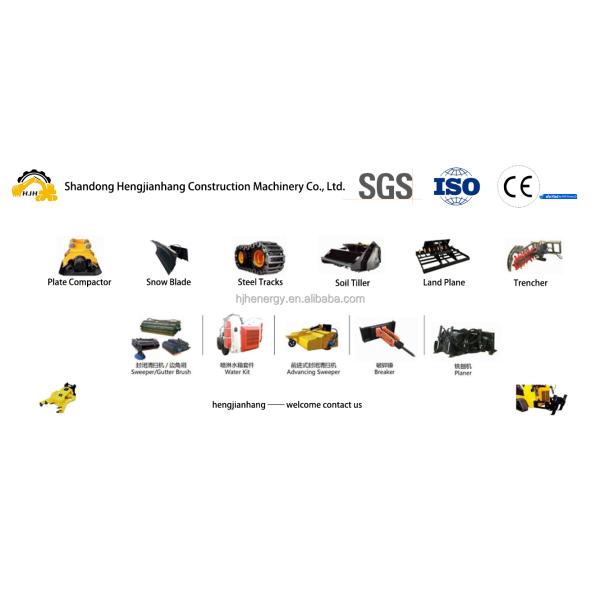 60HP Hydraulic Pilot Models Skid Steer Loader for Farms JC60 Crawler Skid Machine