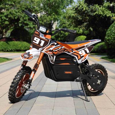 RUNPRO 2024 1000W Electric Dirt Bike para Crianças Personalizável Mini Trail Pocket Bike Disc F/R