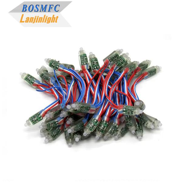 IP68 étanche à l'eau WS2811 Module de pixel LED Lumière à chaîne LED numérique Pixel LED DC5V Multicolore Lumières à chaîne LED