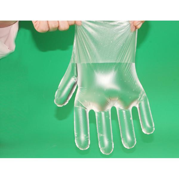 Thick Eco Friendly Disposable Gloves , Disposable Transparent Gloves For Household Use