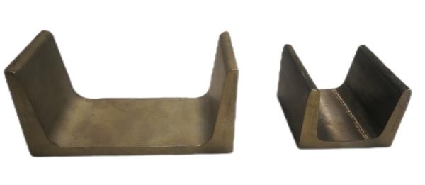 Customizable Titanium Metal Channel U Shaped Channel Profiles TP550 TP450