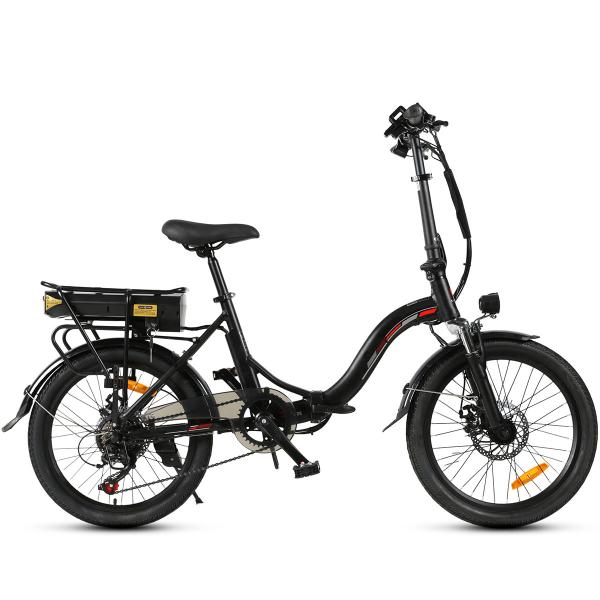 20 Inch 350W Aluminium Alloy Electric Folding Bike For Lady