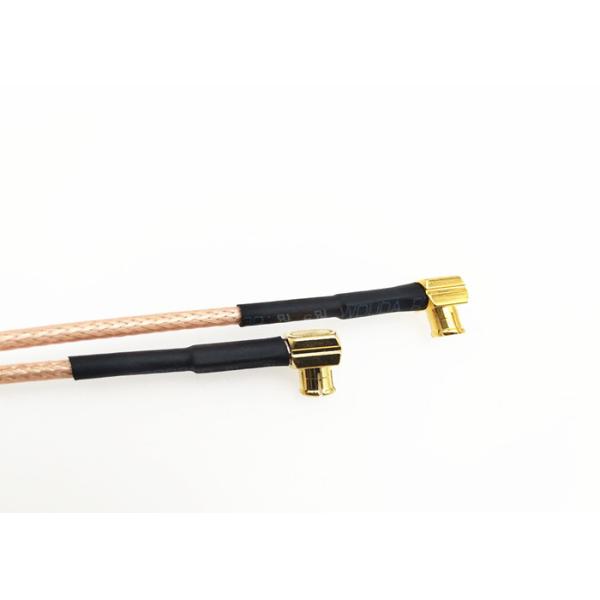 bulkhead sma female to right angle mcx male connector split rf rg316 pigtail cable